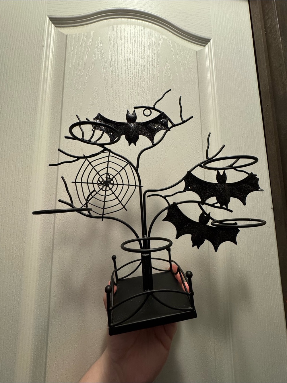 Gothic Bat Candle Holder